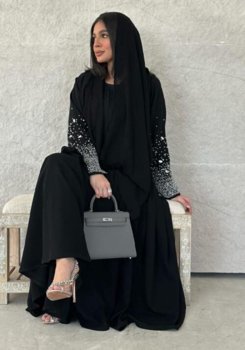 Premium Krepp-Abaya "Anmut"