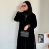 Königliche Abaya aus weichem Samt
