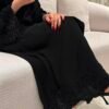 Abaya aus Ceramika Stoff