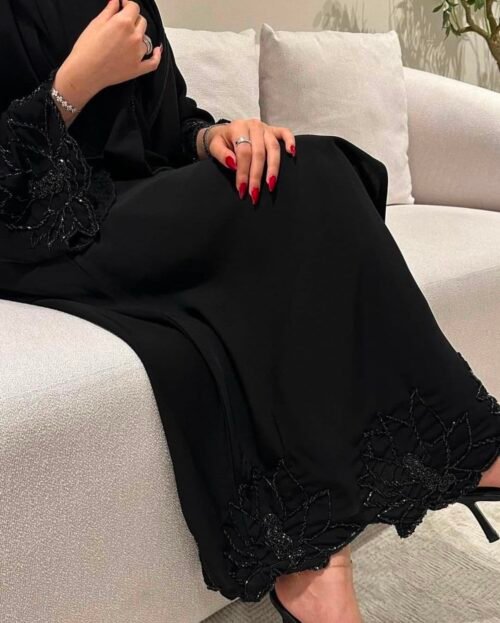 Abaya aus Ceramika Stoff