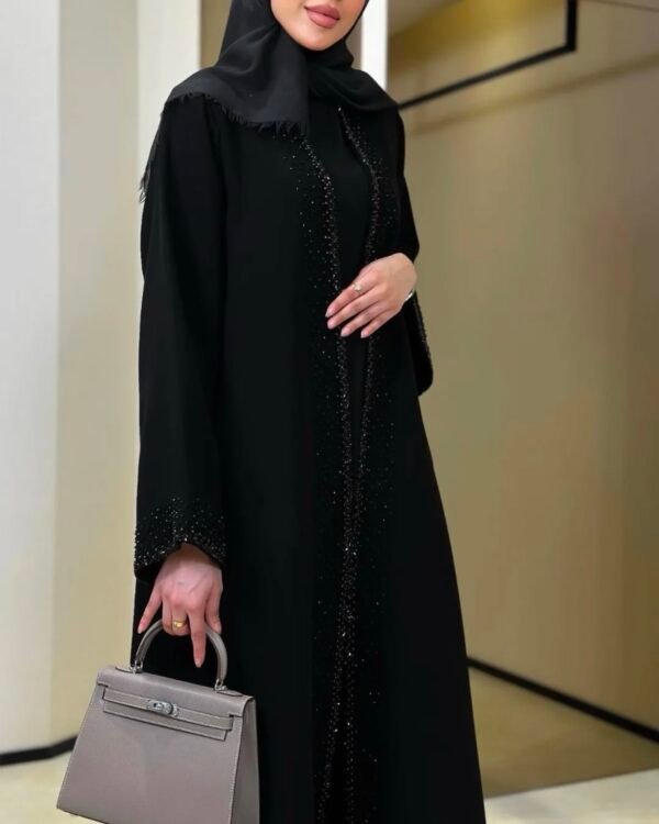 Abaya aus Ceramika Stoff