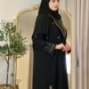 Hochwertige Osmanische Abaya in der Farbe Schwarz