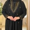 Hochwertige Osmanische Abaya in der Farbe Schwarz