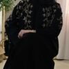 Luxury Abaya in Schwarz