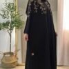 Luxury Abaya in Schwarz