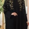 Luxury Abaya in Schwarz