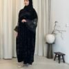 Elegante Samt Abaya