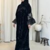 Elegante Samt Abaya