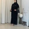 Elegante Samt Abaya
