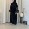 Elegante Samt Abaya