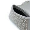 Fancy clautch with pearls in Silver