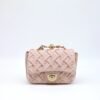 Nested bag with baby pink color