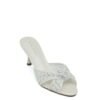 Chic Open_Toe Heeled Mules for women White/AB