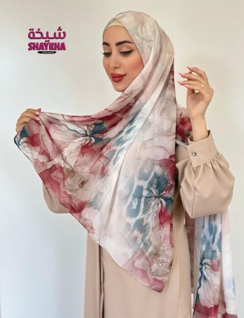 منديل معرّق بألوان الزهر