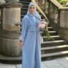 Traum Abaya in Himmelblau