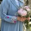 Traum Abaya in Himmelblau