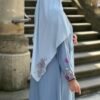 Traum Abaya in Himmelblau
